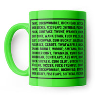 Insult Mug Green